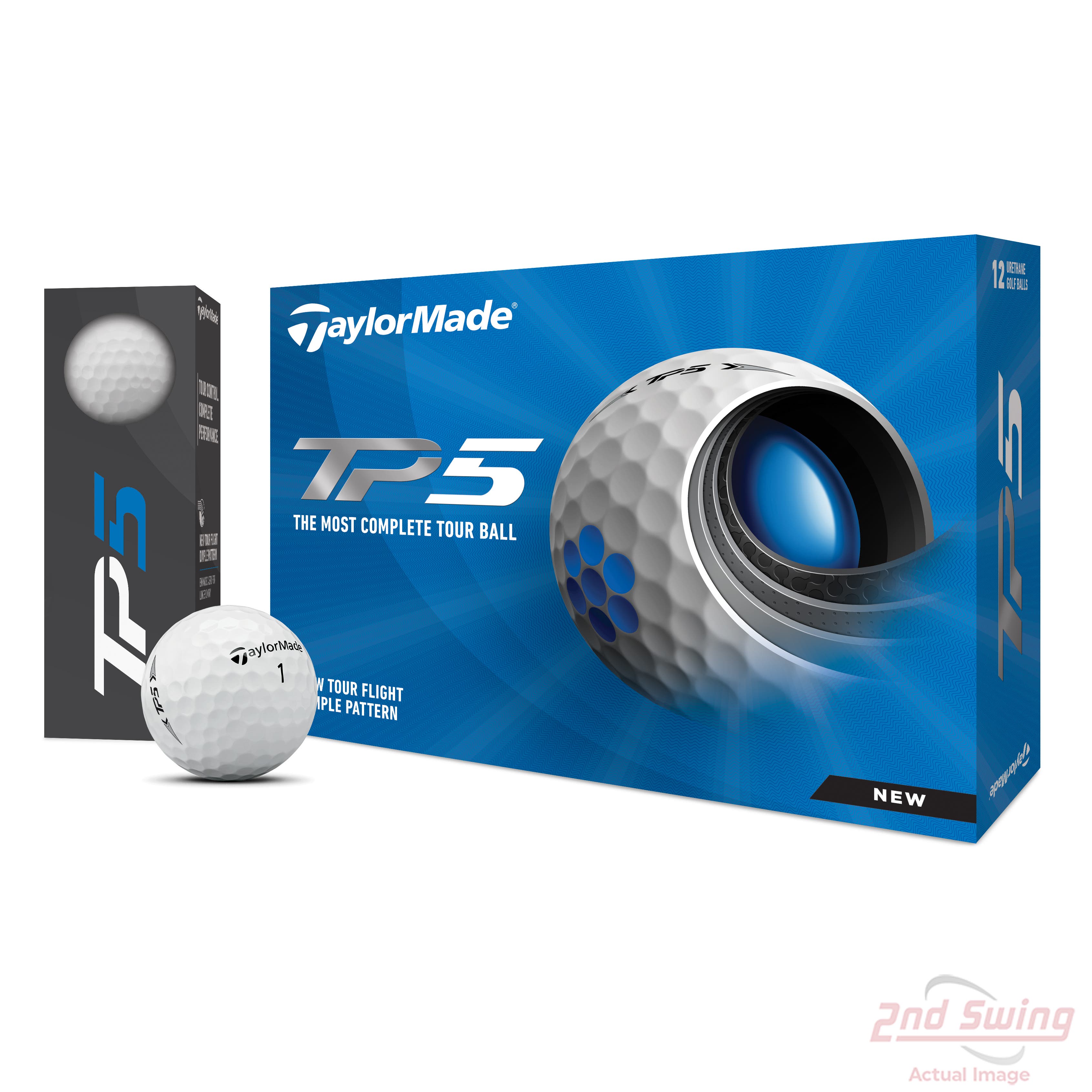 TaylorMade 2021 TP5 Golf Balls 2nd Swing Golf